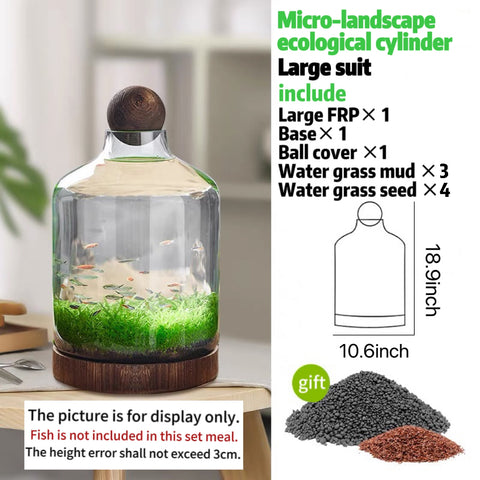 Drifting bottle ecological aquatic grass tank – Acex