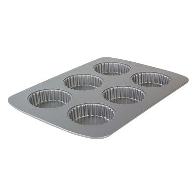 Non Stick - 12 Cup Mini Fancy Ring Pan (37.3 x 26.1mm / 14.7 x 10.3)