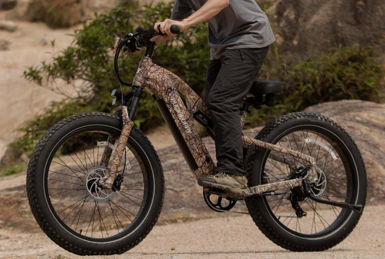 electric full suspension mountain bike