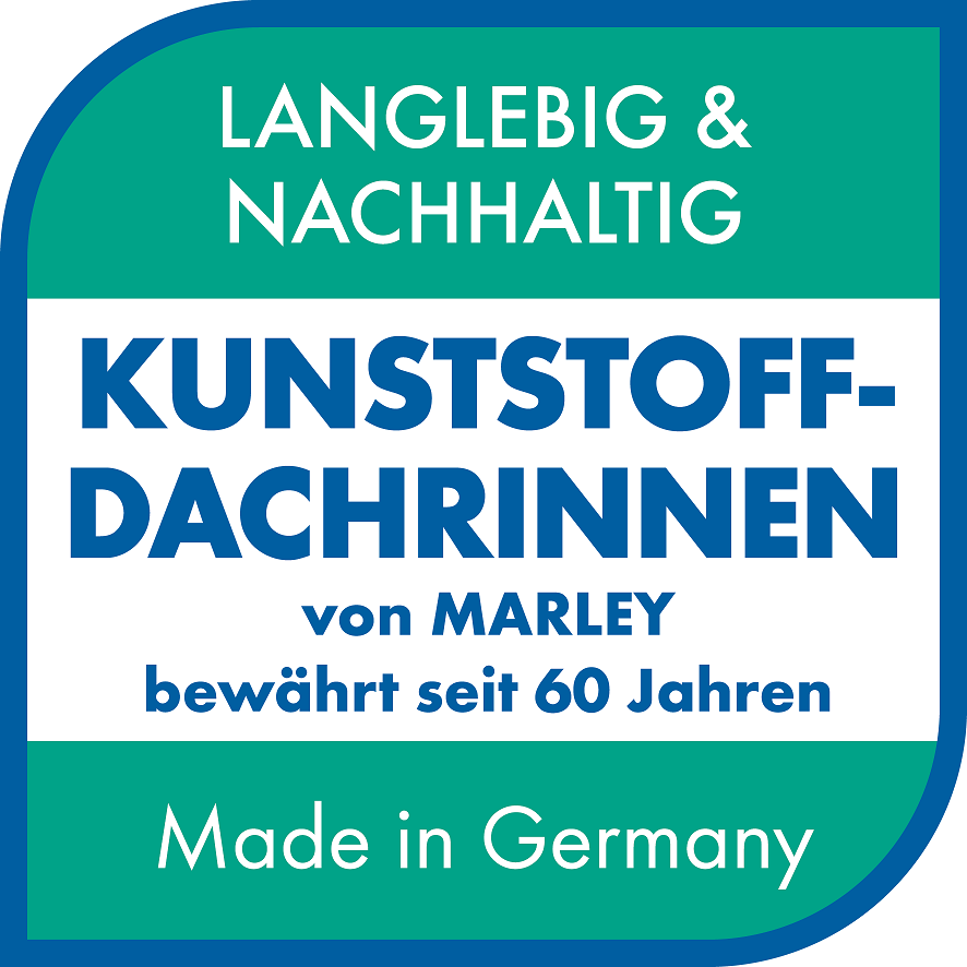  Qualitätssiegel Marley Dachrinnen