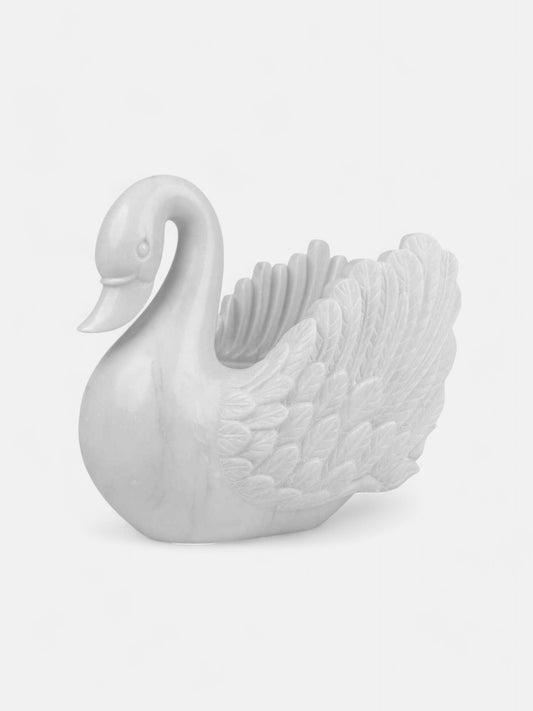 Swan-Shaped Marble Urli