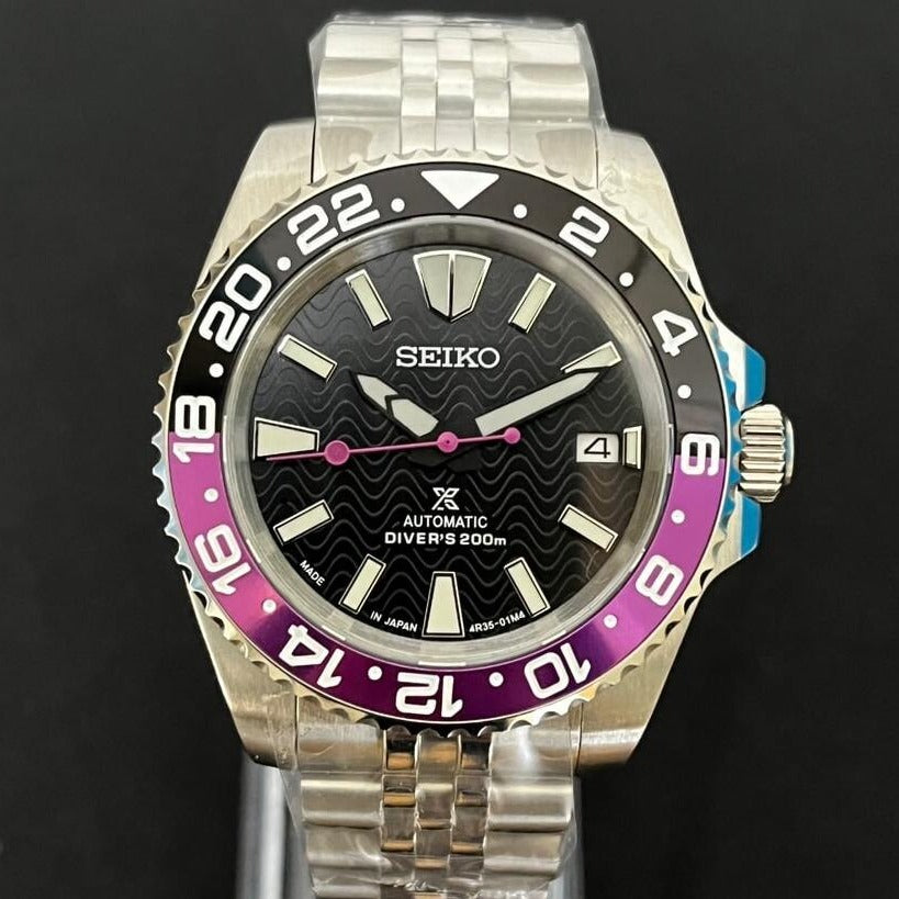 Seiko Prospex Samurai Custom Mod with Jubilee Bracelet – Swiss Watchers