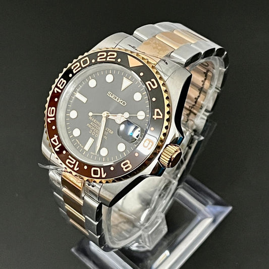 Seiko Prospex Submariner Meteorite Dial Custom Mod with Jubilee Bracel –  Swiss Watchers