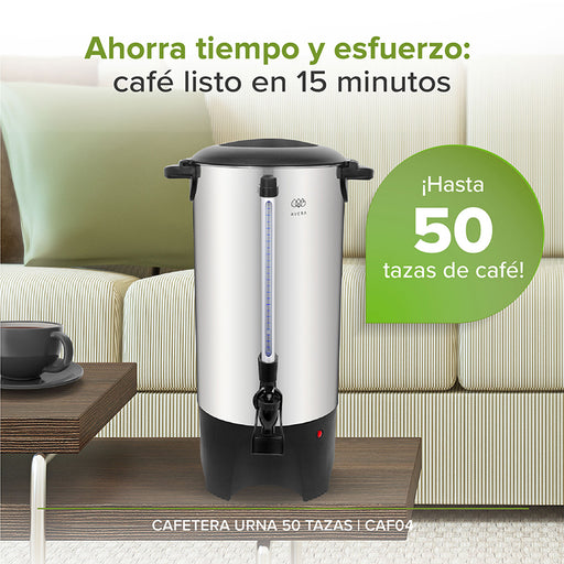 Cafetera automática con Molino Integrado hasta 10 tazas Avera