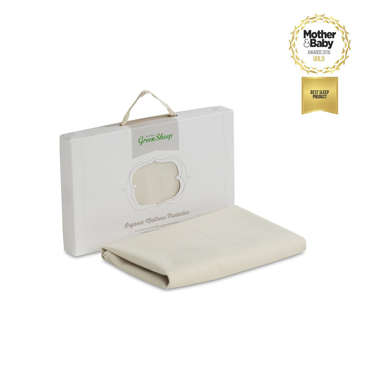 Little Green Sheep Organic Crib Mattress Protector Bumpstart