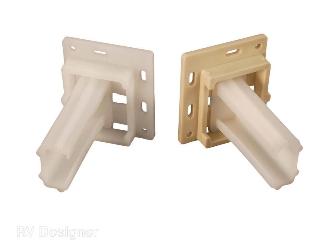 JR Products 70725 Drawer Slide Socket Set - Small C Shape