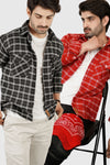 PACK OF REDCHECK & BLACKCHECK SHIRTS -