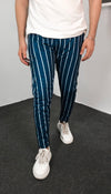 - BLUE/WHITE Striped Trouser -