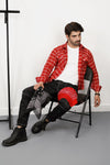 PACK OF RED CHECK & QUADREY SHIRTS -
