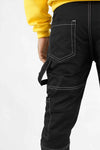 - Contrast Belt Baggy Fit Pant -