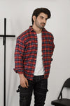 - RED BURBERRY SHIRT -