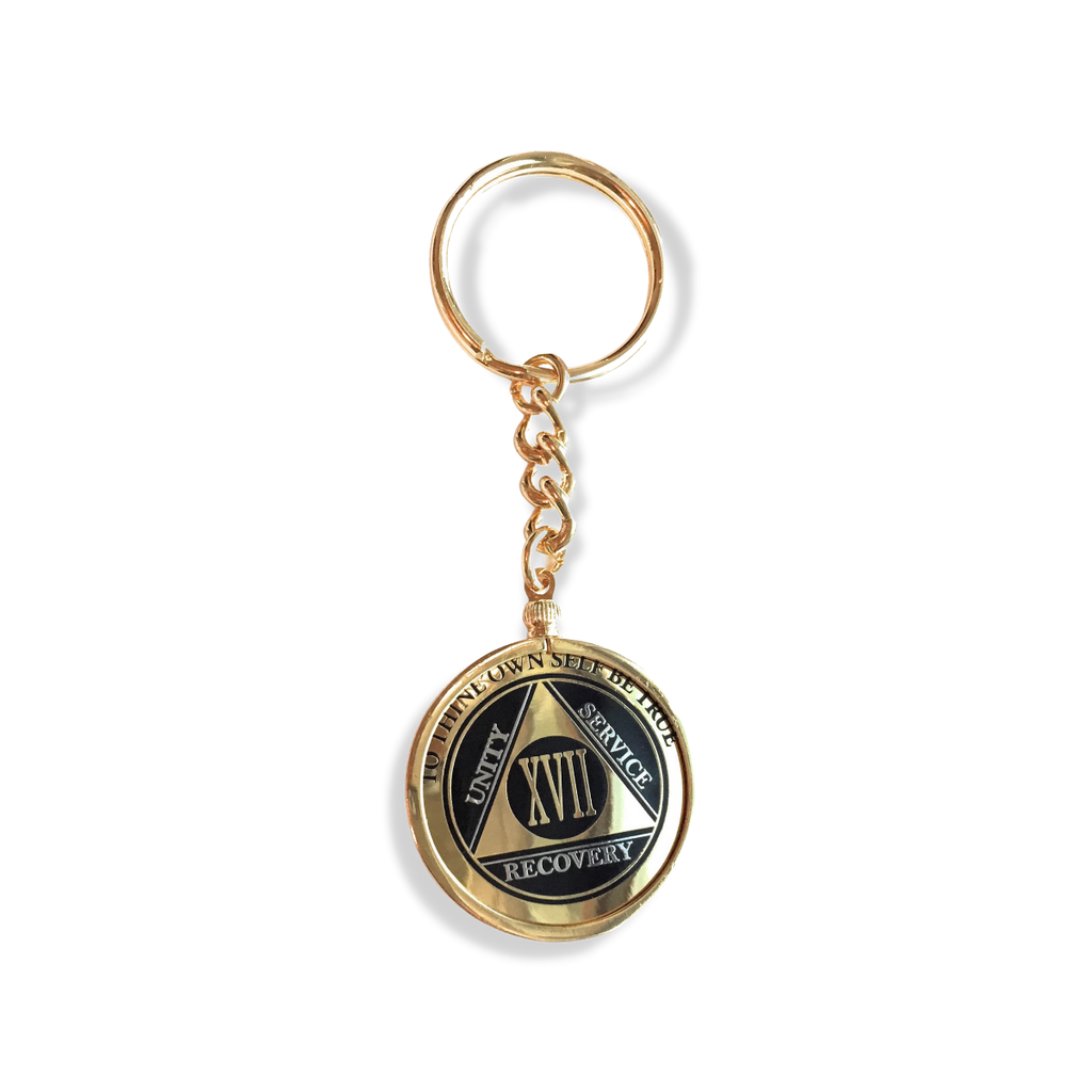 Revving up Recovery Keychain - AA Chip Holder Keychain Crafted From a –  What An Order