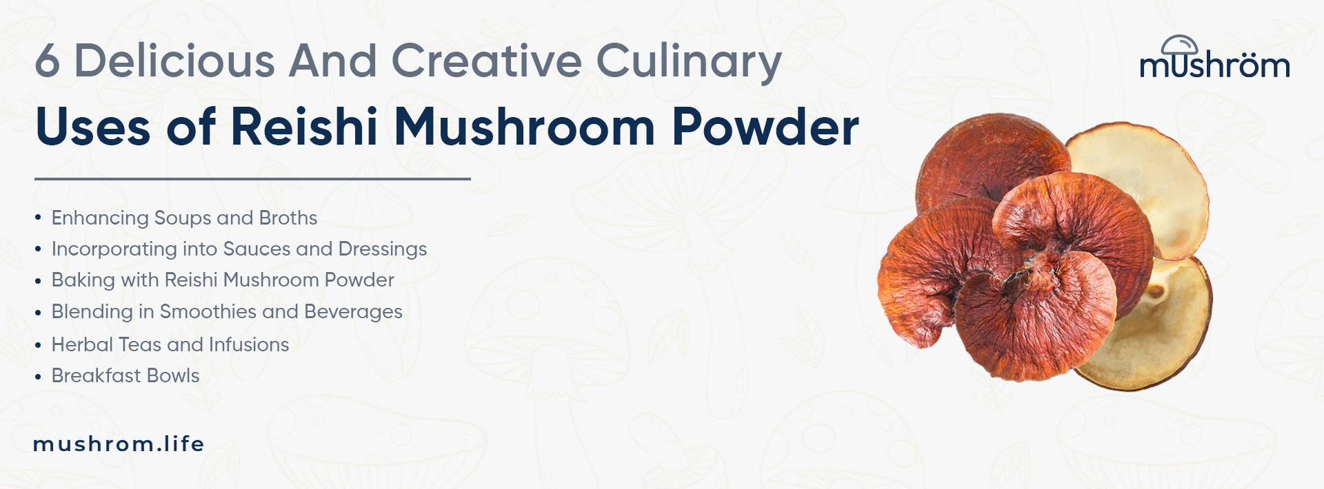 6 Delicious And Creative Culinary Uses Of Reishi Mushroom Powder