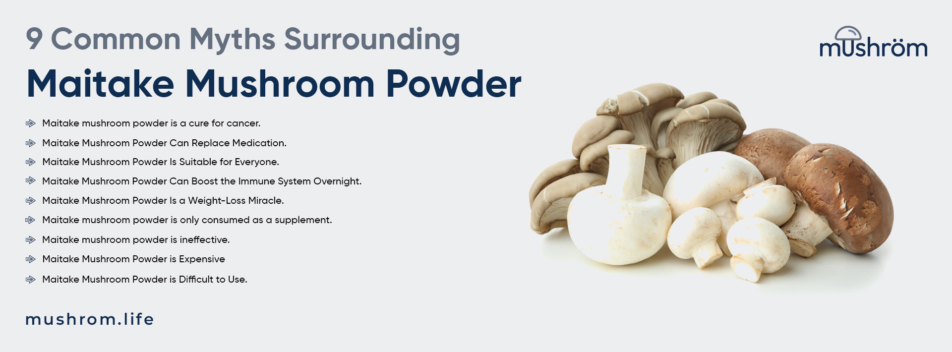 9 Common Myths Surrounding Maitake Mushroom Powder