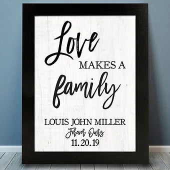 Personalized Adoption Day Print