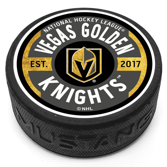 Vegas Golden Knights 2023 Stanley Cup Playoffs Hockey Puck - Gray