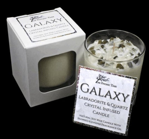 Galaxy candle infused scented candle