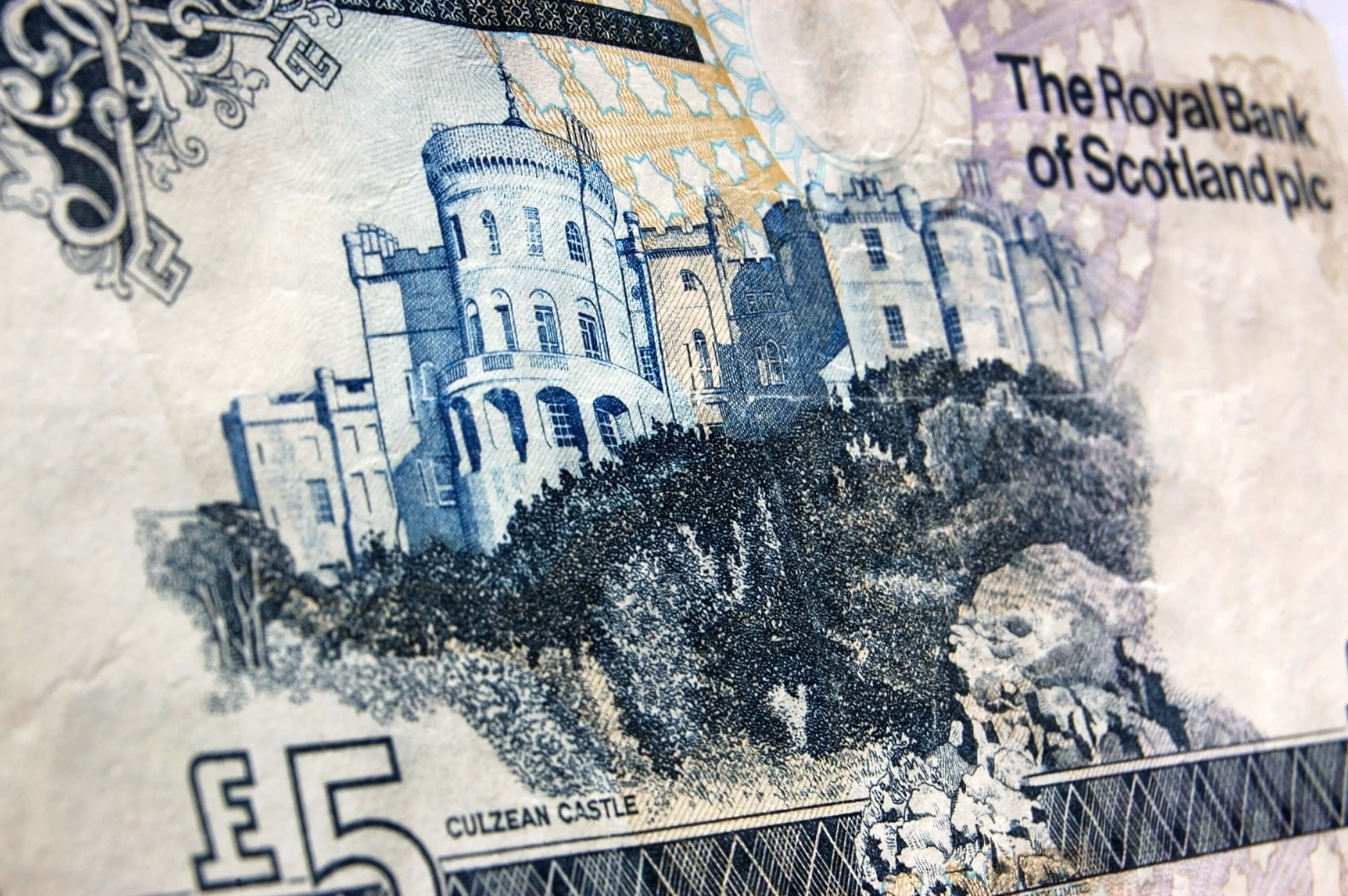 Culzean Castle banknote A five pound banknote