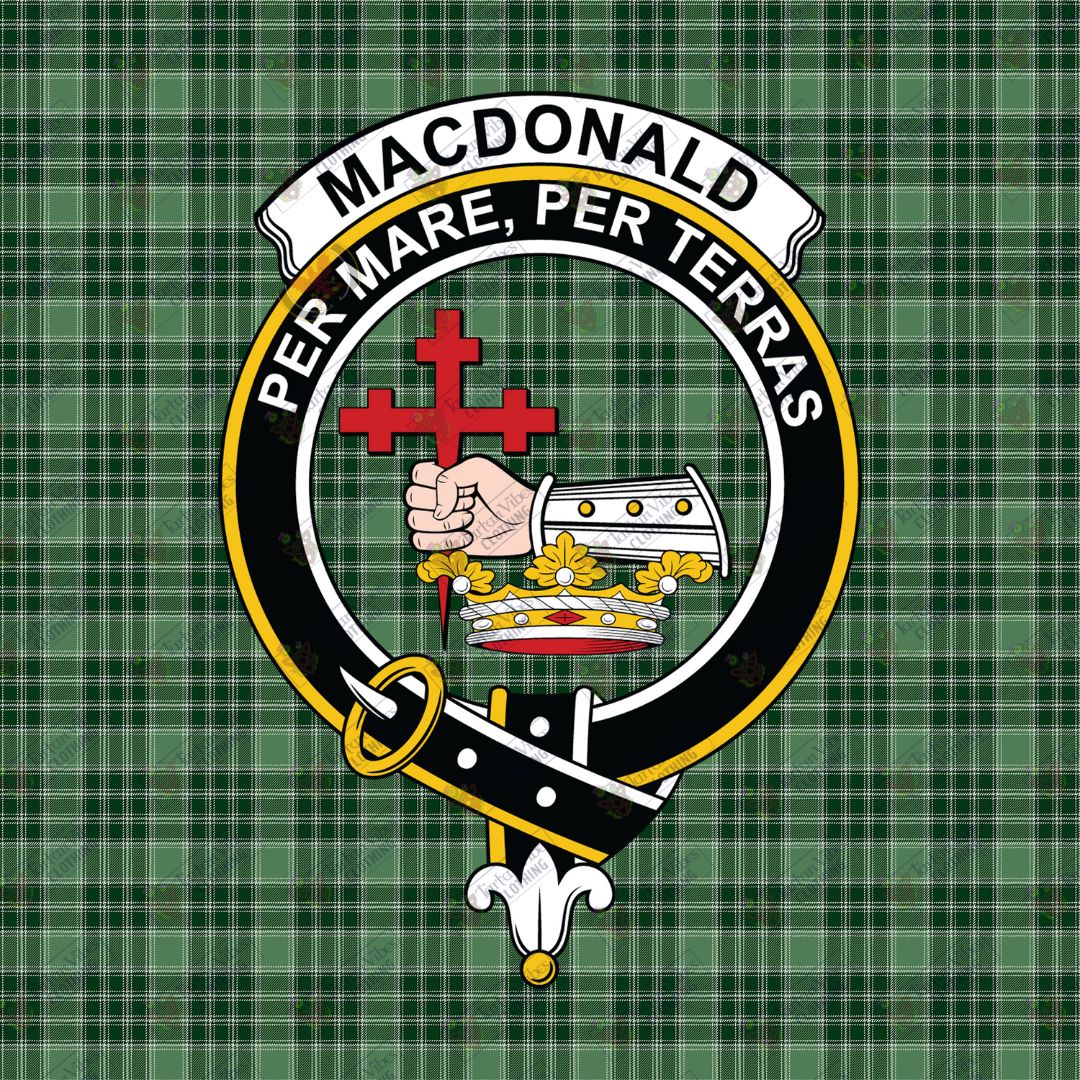 MacDonald Lord of the isles Clan Crest and Motto