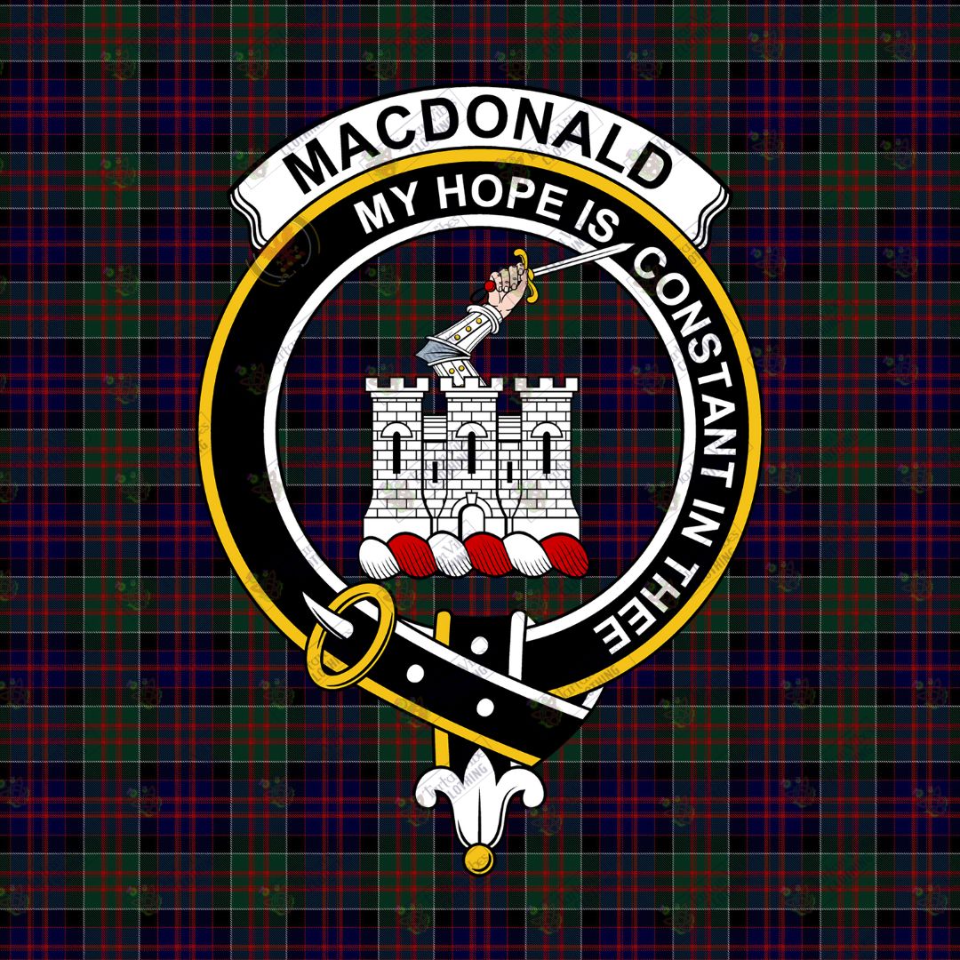 MacDonald of Clan Ranald Clan Crest and Motto