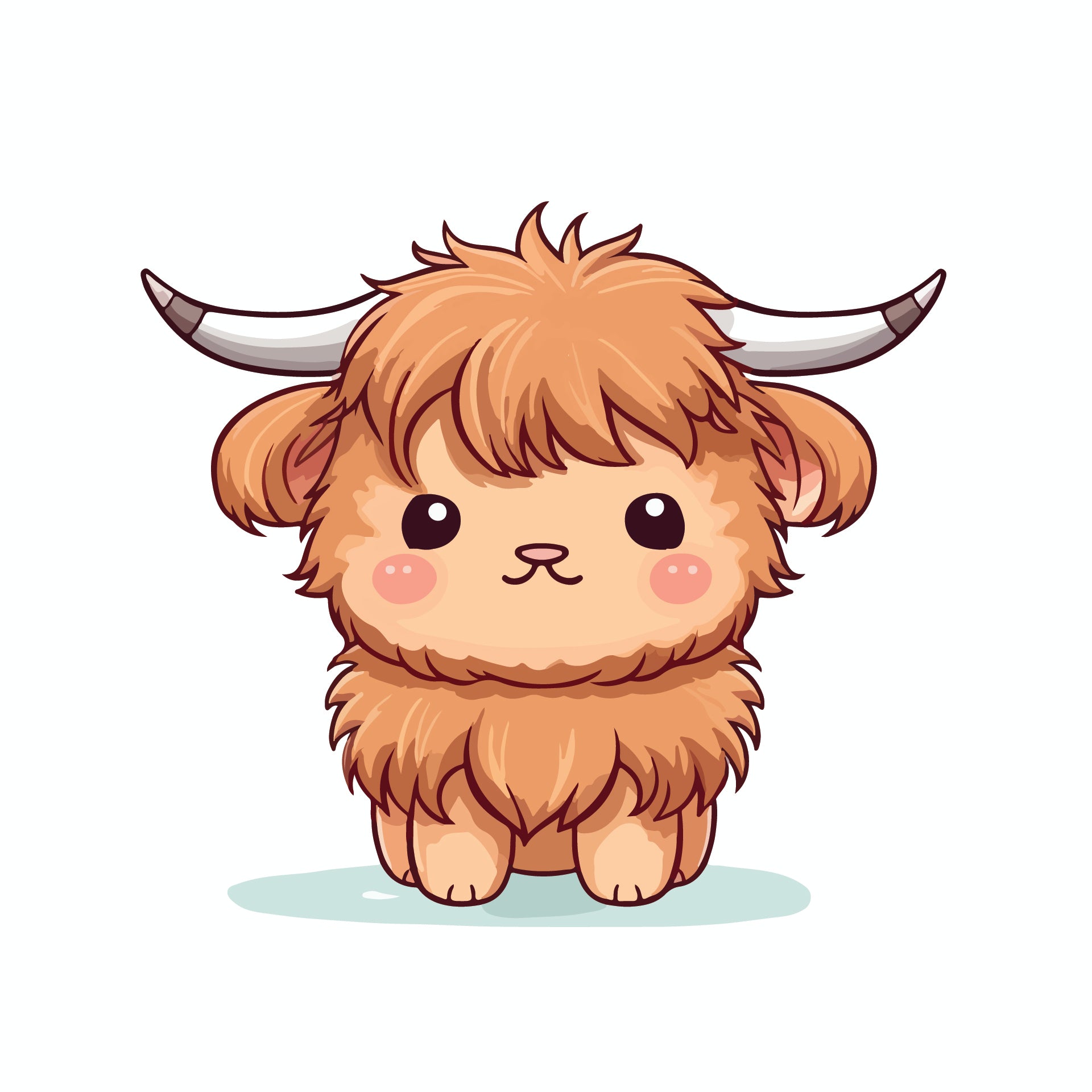 a cute Highland Cow