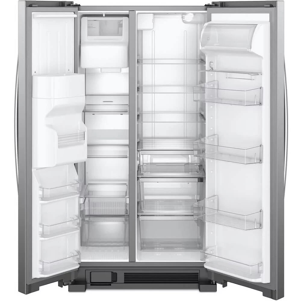 Whirlpool 25 Cu. Ft. Stainless Steel Side-by-Side Refrigerator - Model WRS325SDHZ