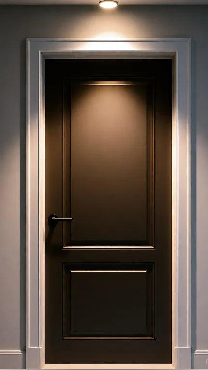 DIY Guide to Painting Your Doors Black with White Trim