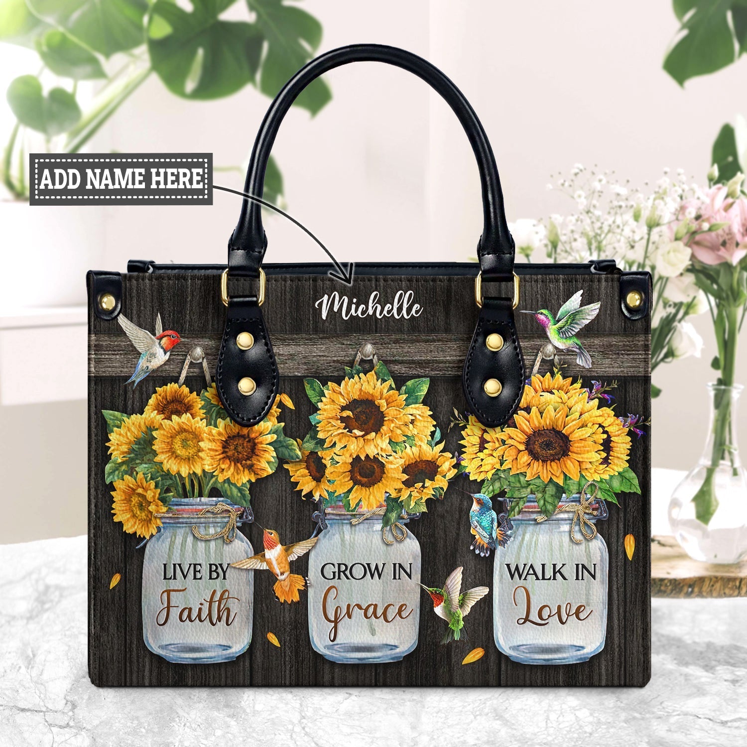 Walk in Love Canvas Tote Bag