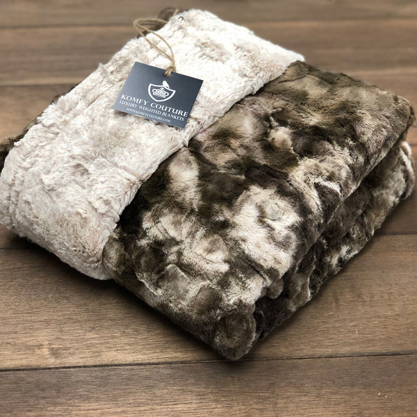 Komfy Couture Weighted Blankets Extra Large Double Minky Luxury
