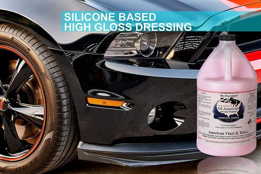 Diamond Blue Tire Dressing - Wet Look High Gloss Solvent Based Dressin –  All American Car Care Products