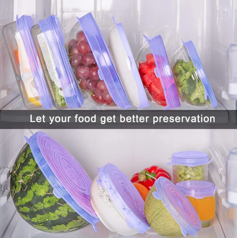 Let your food get better preservation using Silicon Plastic Food Wrap