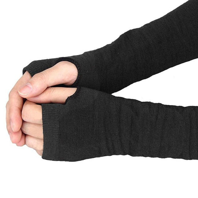 winter fingerless gloves for women