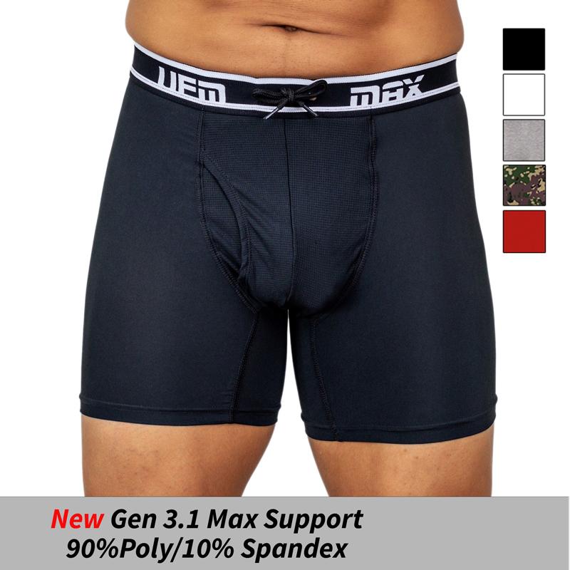 MAX Support 6 inch Boxer Briefs Polyester Gen 3.1 Available in Black, - Blush  Brazen Clothing Co product image