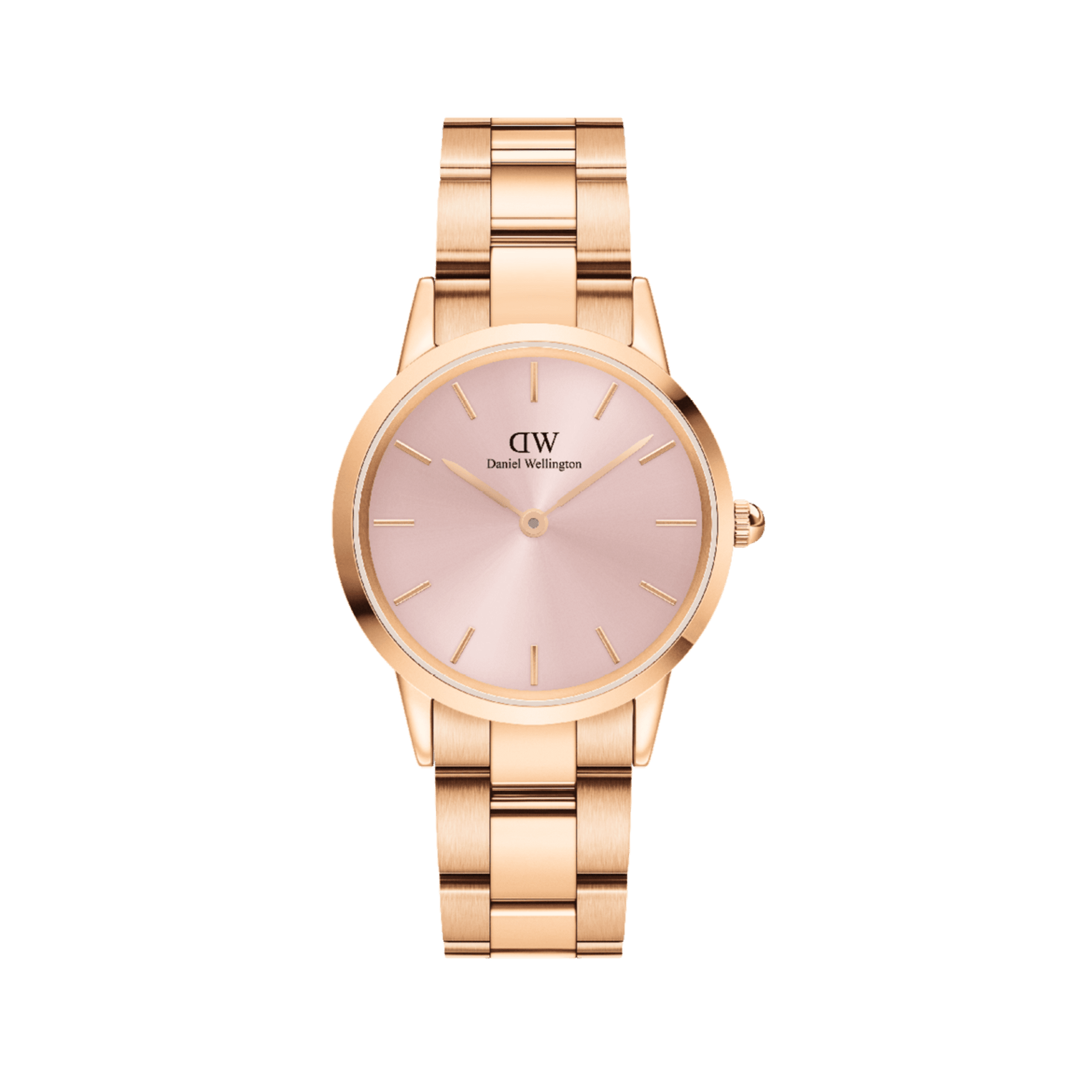 Iconic Link rose gold/white 36mm | Daniel Wellington