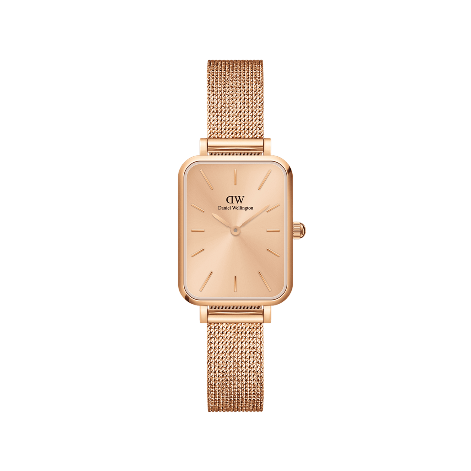 Petite Unitone - Rose gold watch with mesh strap 28mm | DW