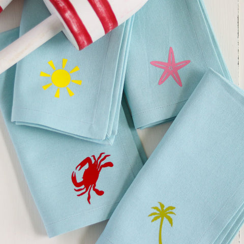 DIY Napkins with Patches