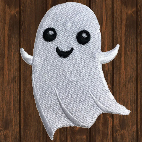 Ghost Embroidered Halloween Patch (Iron-on)