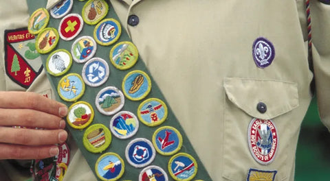 Boy Scout Merit Badge patches