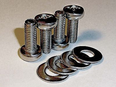 Nissan & Infiniti - Phillips Head License Stainless Bolts/Screws • (4) M6 x 16mm - RT Bolts