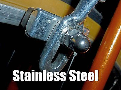 Brake Pad Acorn Nuts and Washers for Bicycles - Stainless Steel - RT Bolts - Bicycle V Brake Pads