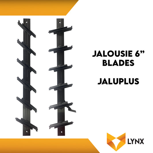 Jalousie Jaluplus 8 Blades for Louver Window 1 Pair – Lynx Industrial  Trading Corporation