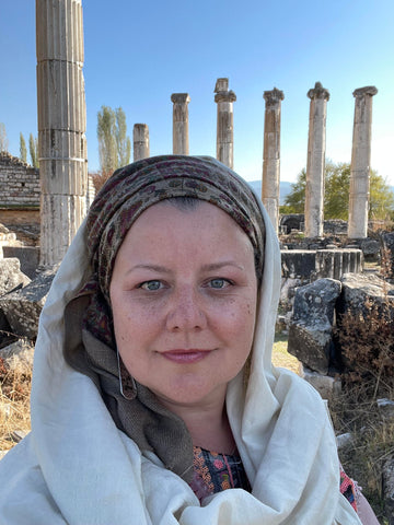 Priestess Yeshe at the Temple of Aphrodisias, Turkiye