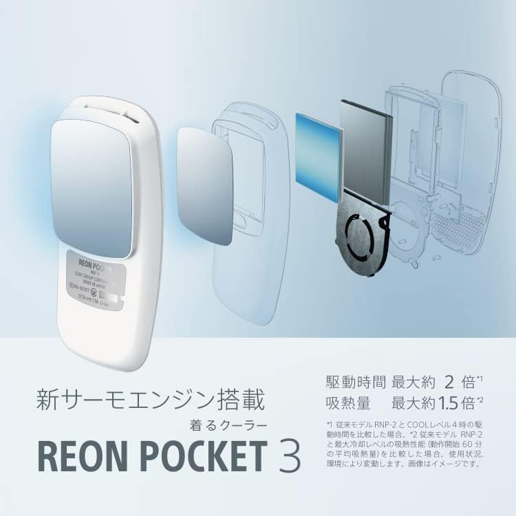 Sony] REON POCKET 4 Wearable cooler / neck cooler / cooling