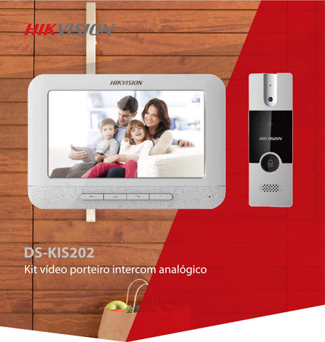 Kit de Video Portero Análogo Hikvision DS-KIS202