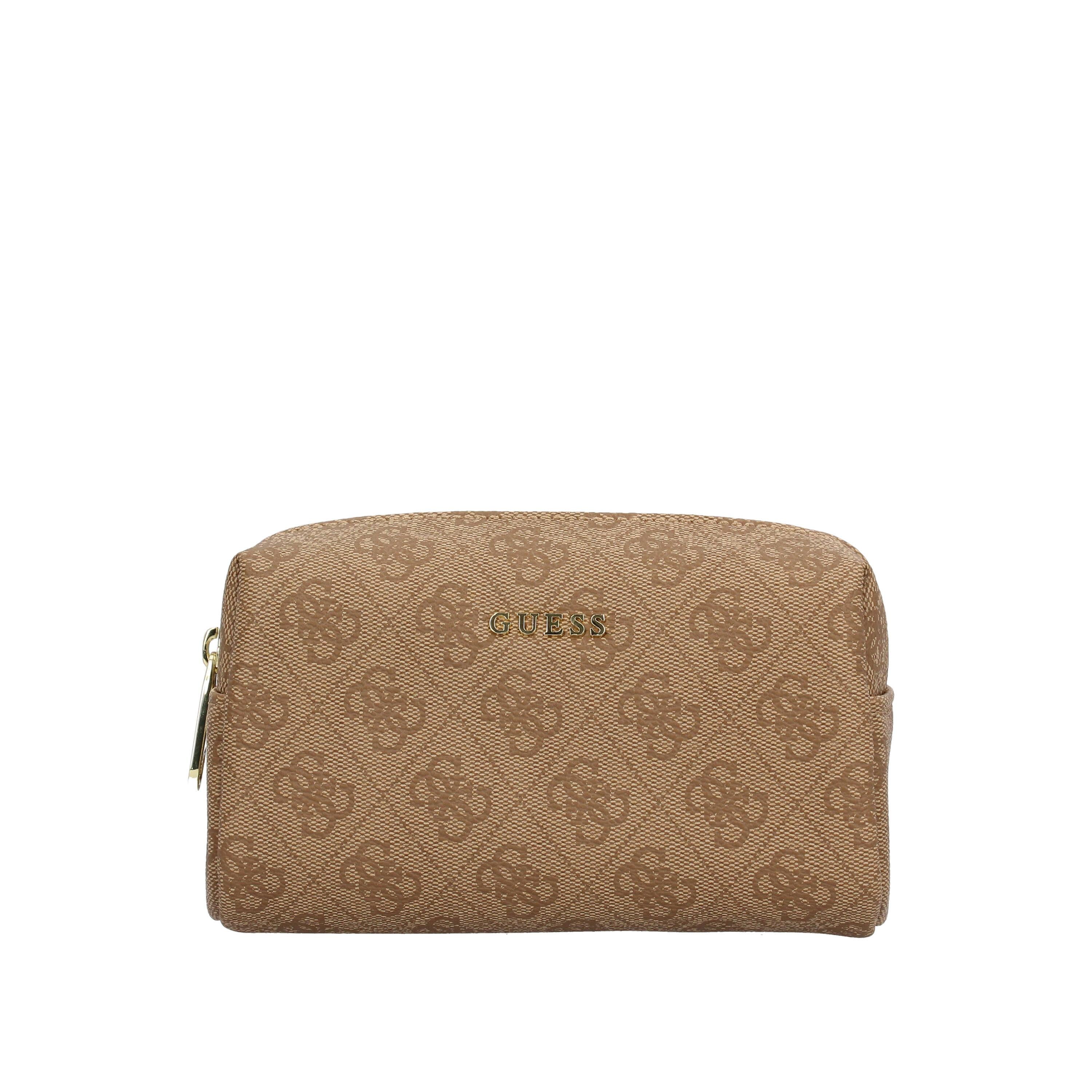 guess beauty case in ecopelle, / tu, beige, female