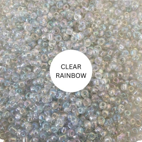 Clear Rainbow Beads