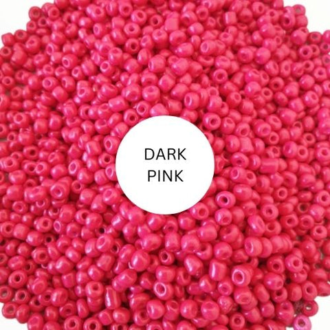 Dark Pink Beads
