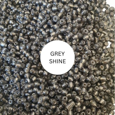Grey Shine Beads