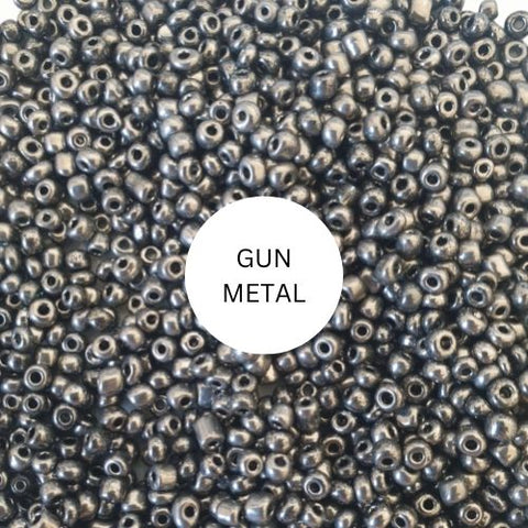 Gun Metal Beads
