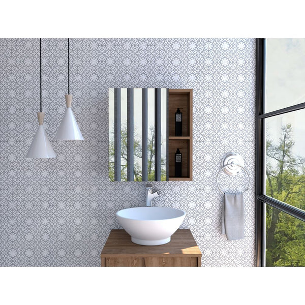 Mueble de Pared para Baño Laurent RTA Plomo + Duna